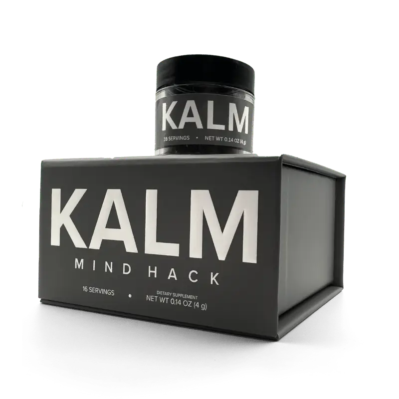 Kalm Mind Hack Supplement for anxiety, stress, focus, and brain fog.